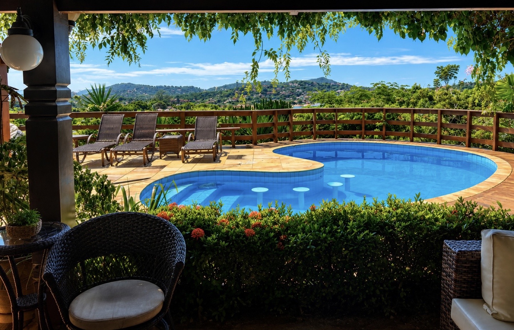 Casa Bela 21 — piscina com vista para Búzios